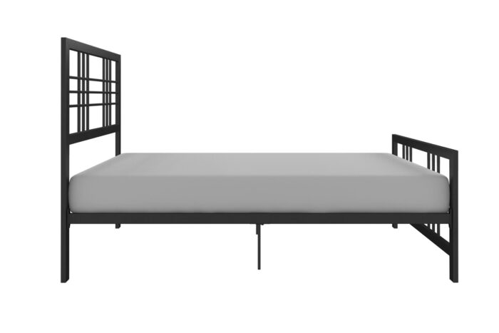 Dorel Burbank Metal Bed - Single - Black-30578