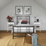 Dorel Burbank Metal Bed - Single - Black-30602