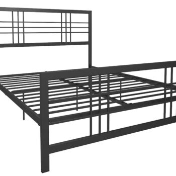 Dorel Burbank Metal Bed - King - Black-0