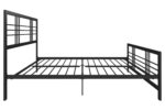 Dorel Burbank Metal Bed - King - Black-30640