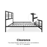 Dorel Burbank Metal Bed - King - Black-30634