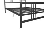 Dorel Burbank Metal Bed - King - Black-30638