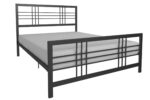 Dorel Burbank Metal Bed - King - Black-30635