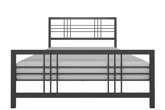 Dorel Burbank Metal Bed - King - Black-30633