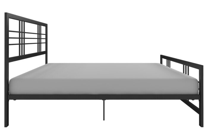 Dorel Burbank Metal Bed - King - Black-30632