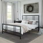 Dorel Burbank Metal Bed - King - Black-30649