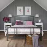 Dorel Burbank Metal Bed - King - Black-30656