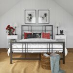 Dorel Burbank Metal Bed - King - Black-30653