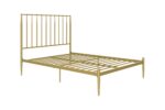 Dorel Giulia Modern Metal Bed - Double - Gold-0