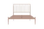 Dorel Giulia Modern Metal Bed - Double - Millennial Pink-30876