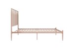 Dorel Giulia Modern Metal Bed - Double - Millennial Pink-30872