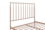 Dorel Giulia Modern Metal Bed - Double - Millennial Pink-30874