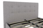 Dorel Rose Upholstered Linen Bed With Storage - Double - Grey-31290