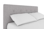 Dorel Rose Upholstered Linen Bed With Storage - Double - Grey-31274