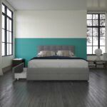 Dorel Rose Upholstered Linen Bed With Storage - King - Grey-31353
