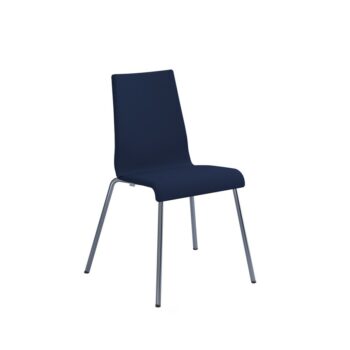 DAMS Fundamental dining chair fully upholstered with chrome frame - made to order-0