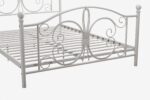 Dorel Bombay Metal Bed - Double - White-30557