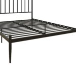 Dorel Giulia Modern Metal Bed - Double - Black-30932
