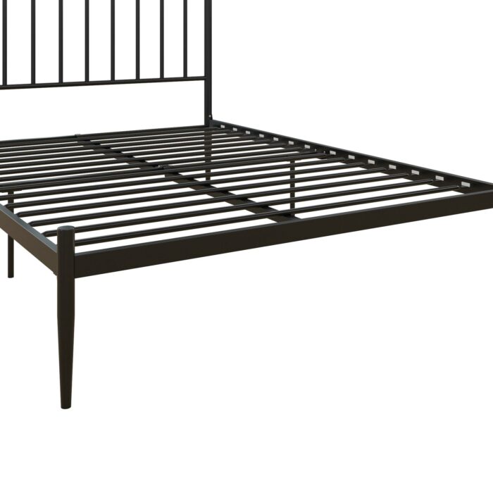 Dorel Giulia Modern Metal Bed - Double - Black-30932