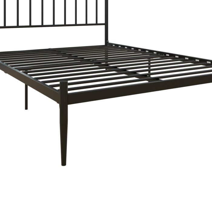 Dorel Giulia Modern Metal Bed - Double - Black-30929