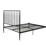 Dorel Giulia Modern Metal Bed - Double - Black-30927