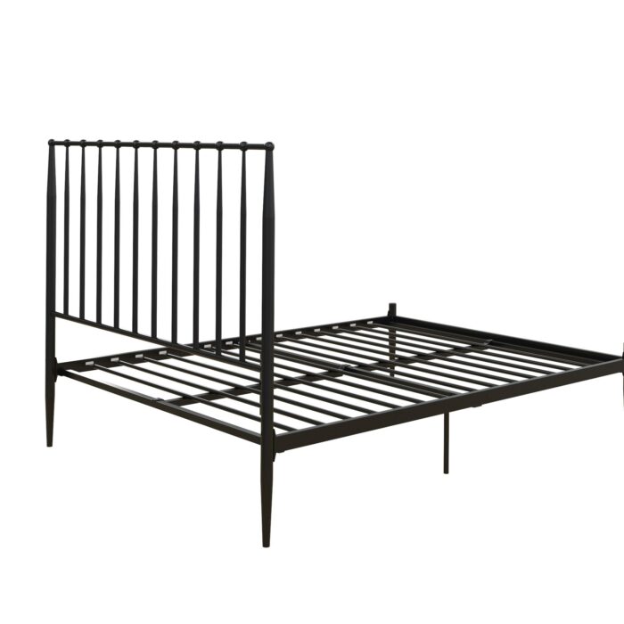 Dorel Giulia Modern Metal Bed - Double - Black-30927