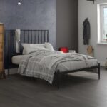 Dorel Giulia Modern Metal Bed - Double - Black-30934