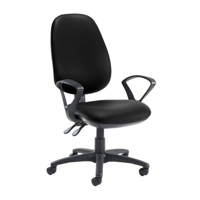 DAMS Jota extra high back operator chair with fixed arms-28365