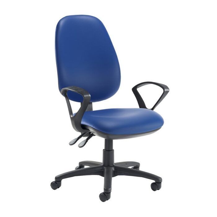 DAMS Jota extra high back operator chair with fixed arms-28363