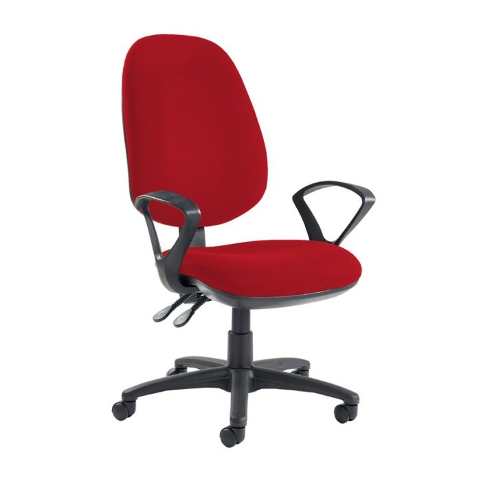 DAMS Jota extra high back operator chair with fixed arms-28362