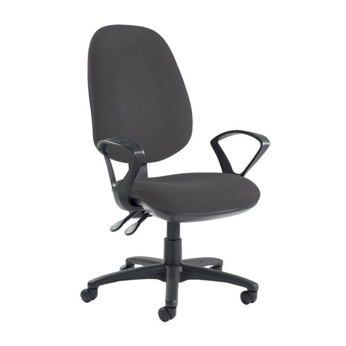 DAMS Jota extra high back operator chair with fixed arms-28378