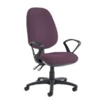 DAMS Jota extra high back operator chair with fixed arms-28377