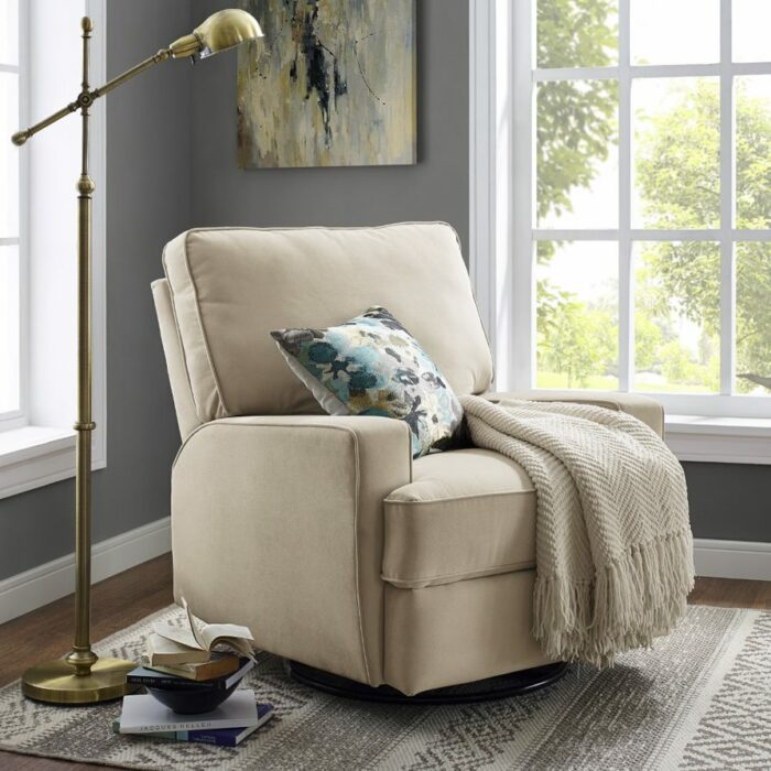 Dorel Baby Relax Rylan Swivel Glider Recliner Chair-30170