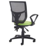 DAMS Altino 3 lever high mesh back operators chair with fixed arms - made to order-28910