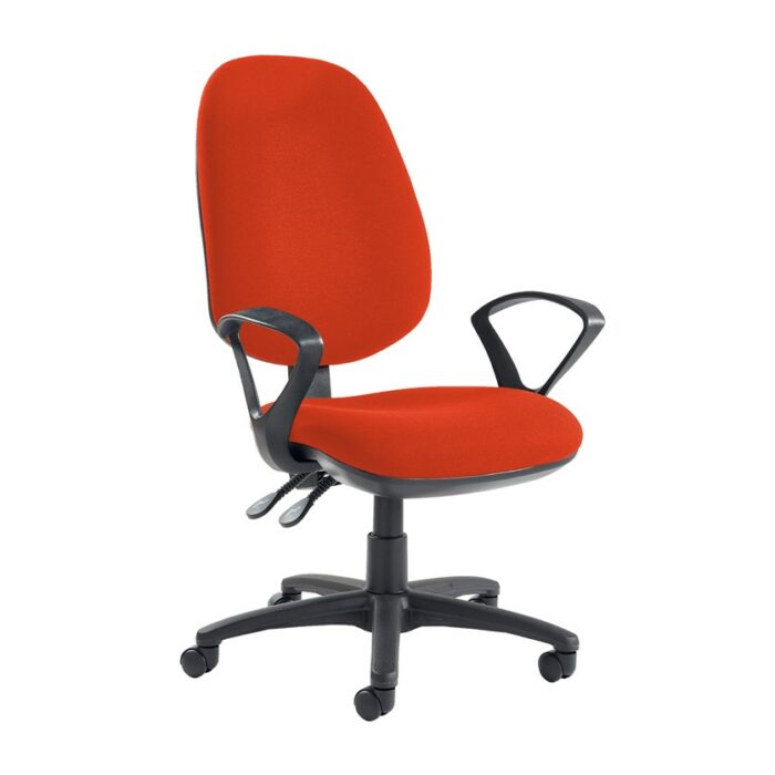 DAMS Jota extra high back operator chair with fixed arms-28367