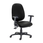 DAMS Jota extra high back operator chair with folding arms-28436