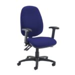 DAMS Jota extra high back operator chair with folding arms-28438