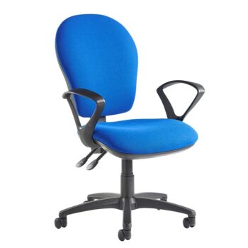 DAMS Altino extra high back operator chair with fixed arms - made to order-0