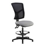 DAMS Senza mesh back draughtsmans chair with no arms - made to order-0