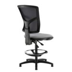 DAMS Senza mesh back draughtsmans chair with no arms - made to order-28288