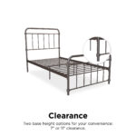 Dorel Wallace Metal Bed - Single - Bronze-31389