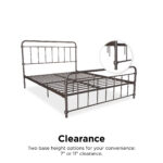 Dorel Wallace Metal Bed - King - Bronze-31464