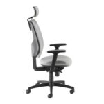 DAMS Tegan fabric asynchro operator chair with headrest and 3D arms - made to order-28106