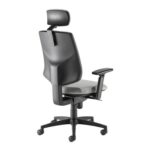DAMS Tegan fabric asynchro operator chair with headrest and 3D arms - made to order-28105