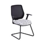 DAMS Tegan mesh back cantilever frame visitors chair - made to order-0