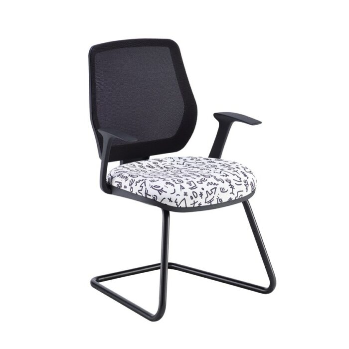 DAMS Tegan mesh back cantilever frame visitors chair - made to order-0