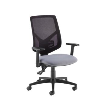 DAMS Tegan mesh back PCB operator chair with 2D arms - made to order-0
