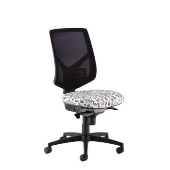 DAMS Tegan mesh back asynchro operator chair with no arms - made to order-0