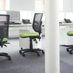 DAMS Altino 3 lever high mesh back operators chair with adjustable arms - made to order-28915