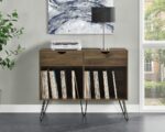 Novogratz Concord Turntable Stand with Drawers-30337